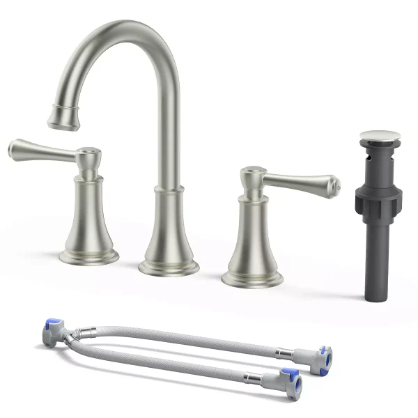 Bathroom Faucet, 8 Inch Widespread Bathroom Sink Faucet for Vanity
